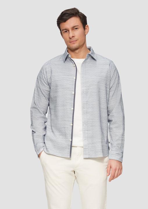 Immagine prodotto S.Oliver Hemd Slim Fit: Strukturiertes Hemd mit Kentkragen (XXL)