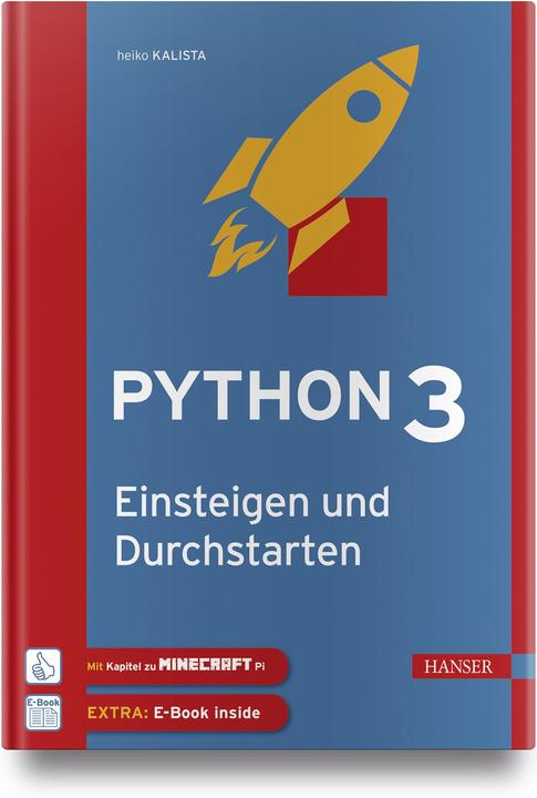 Produktbild Durchstarten mit Python 3 (Deutsch, Heiko Kalista, 2018)