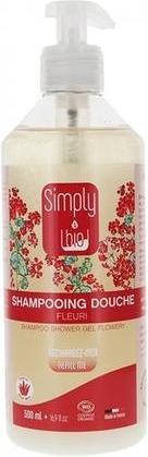 Produktbild Markenlos Einfach organisches Duschblumen-Shampoo (500 ml, Flüssiges Shampoo)