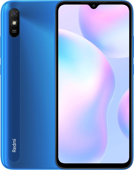 Xiaomi Redmi 9A (32 GB, Sky Blue, 6.53", Hybrid Dual SIM, 13 Mpx, 4G)