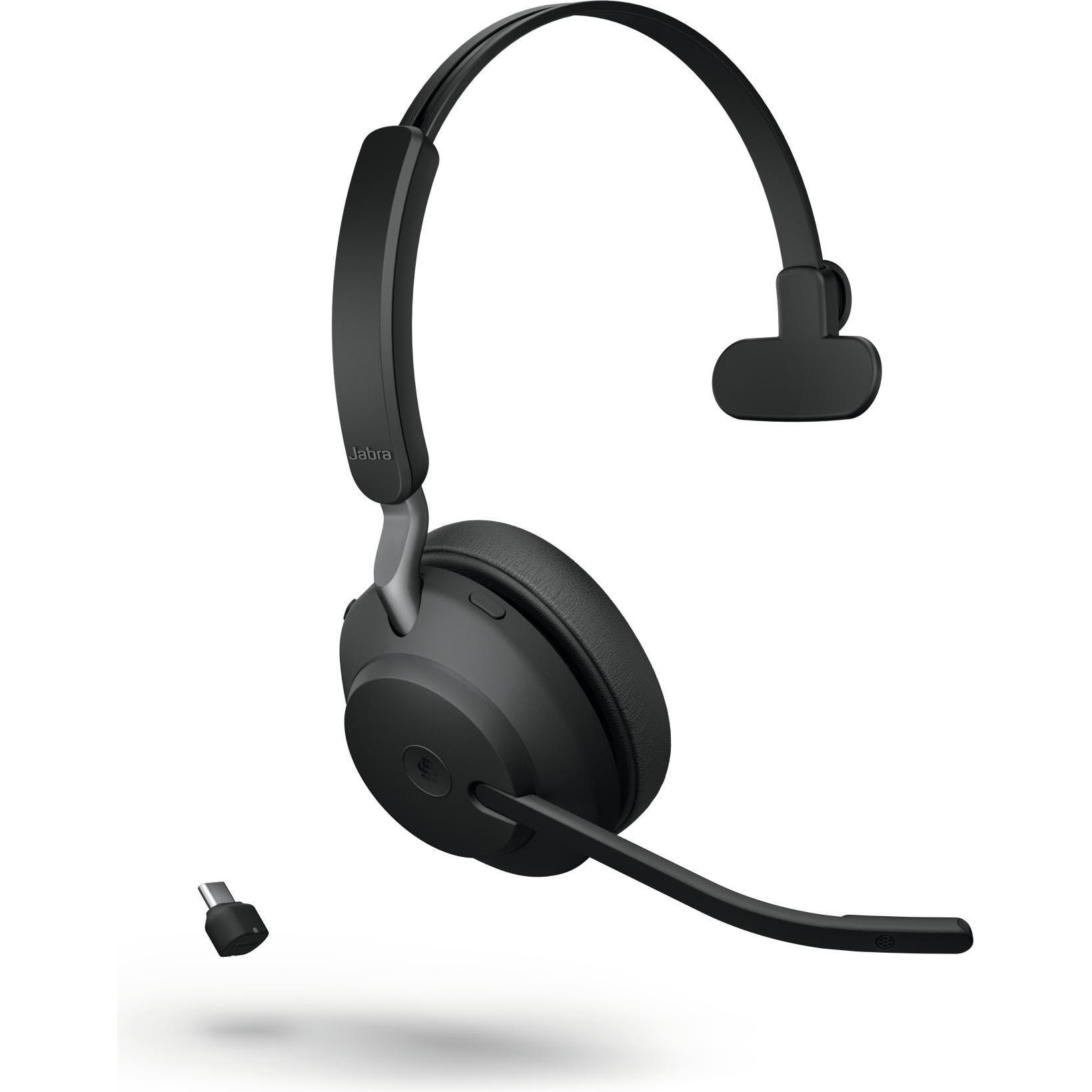 Thumbnail - Jabra Evolve2 65 (Kabellos, USB-C), Office Headset, Schwarz