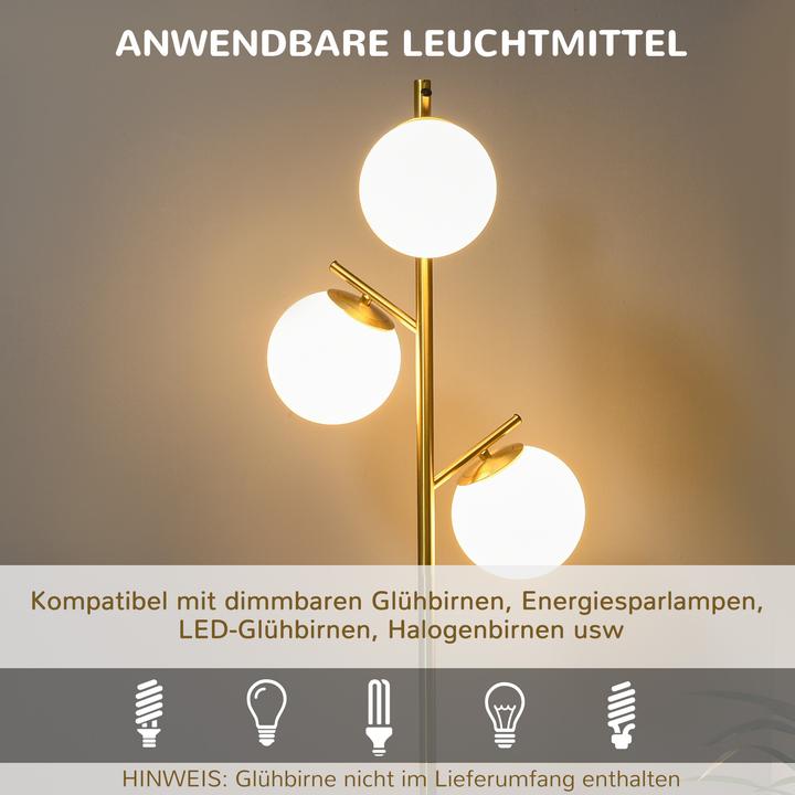 Image du produit Homcom Lampes sur pied avec abat-jour (E27)