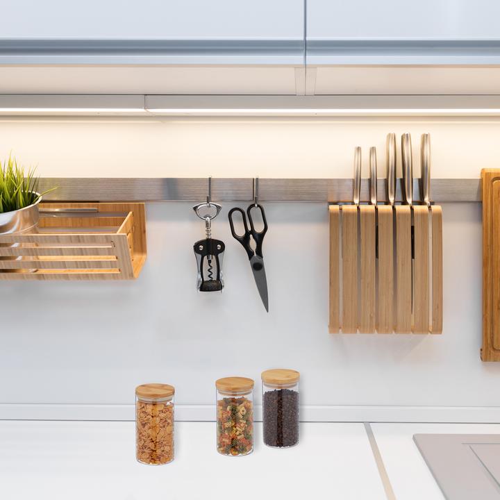 Produktbild Relaxdays 3x Vorratsglas (1 l)