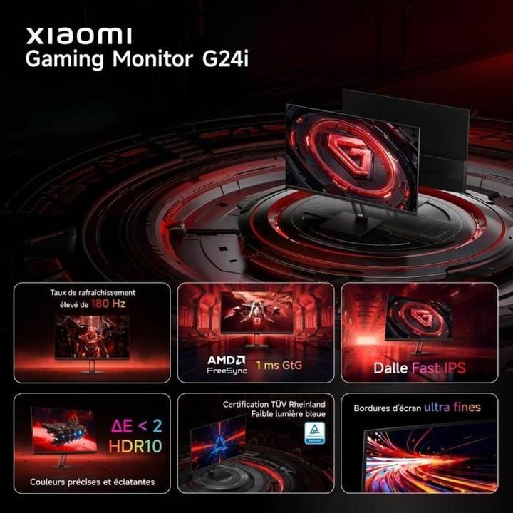 Actual product image Xiaomi Gaming Monitor G24i EU (1920 x 1080 pixels, 23.80")