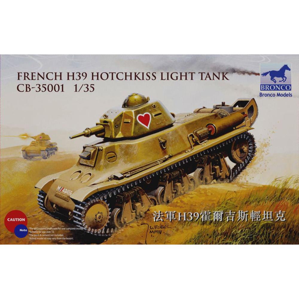 Bronco French H39 Hotchkiss light tank