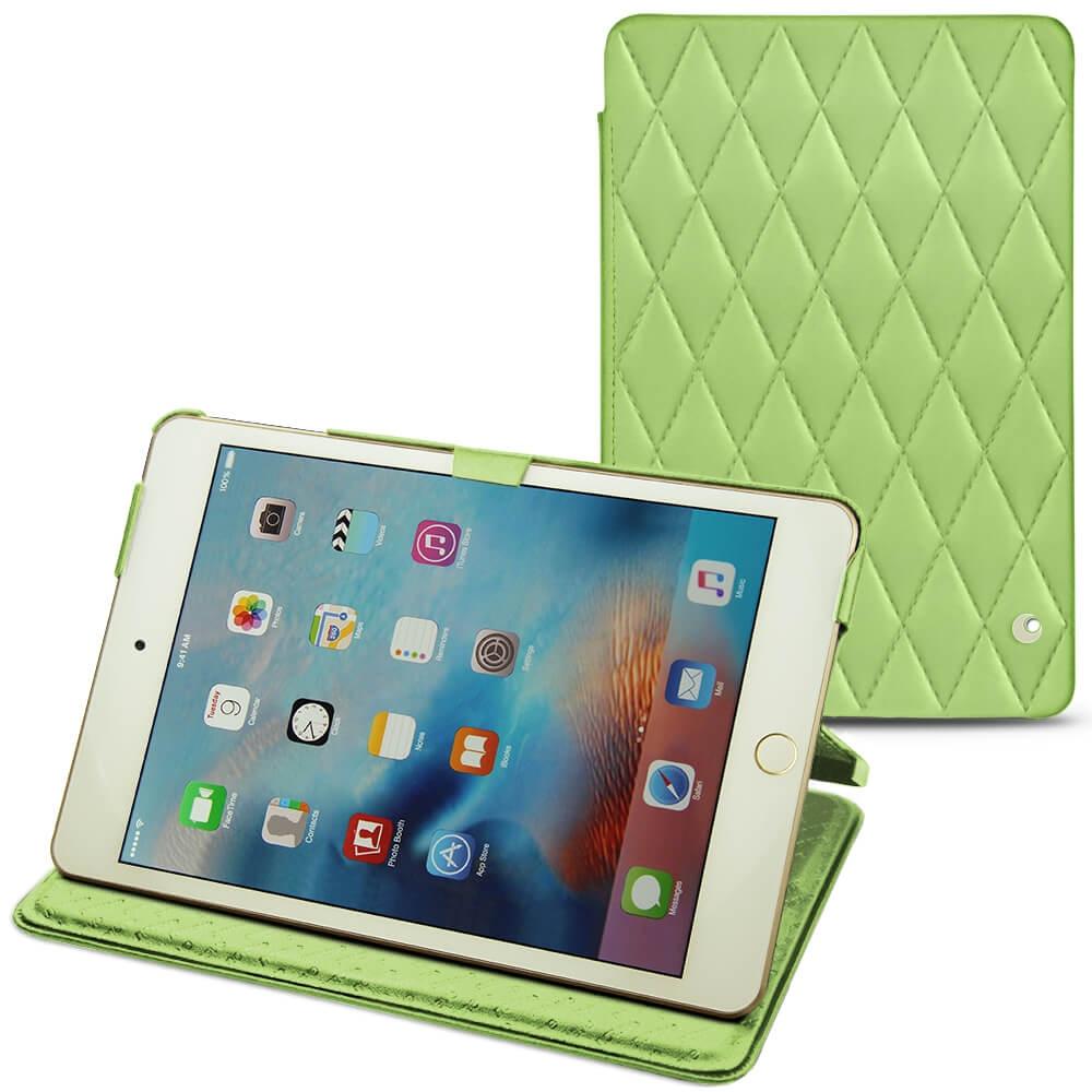 Noreve Lederschutzhülle horizontal (IPad Mini 4), Tablet Hülle, Grün