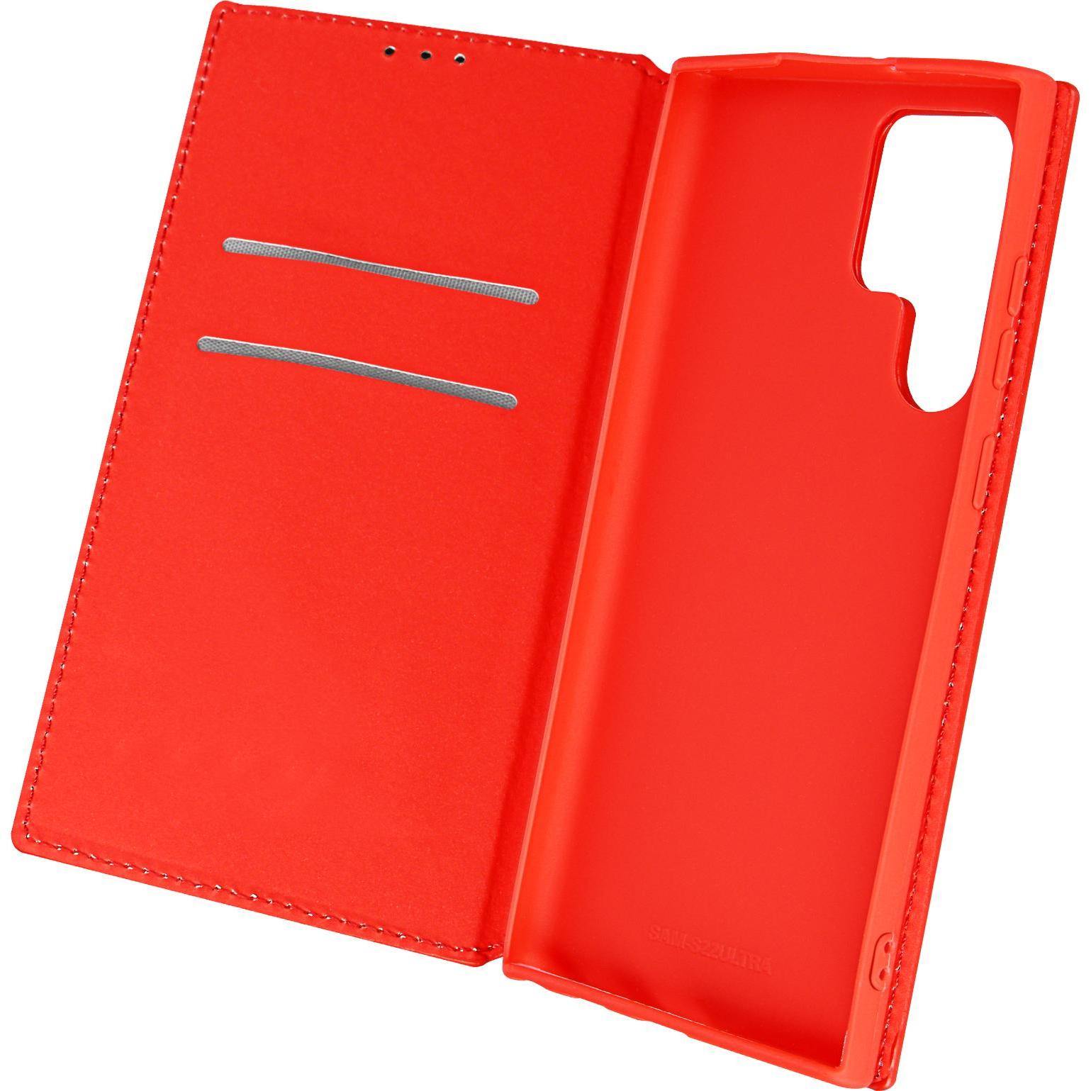 Avizar Elec Series (Samsung Galaxy S22 Ultra), Smartphone Hülle, Rot