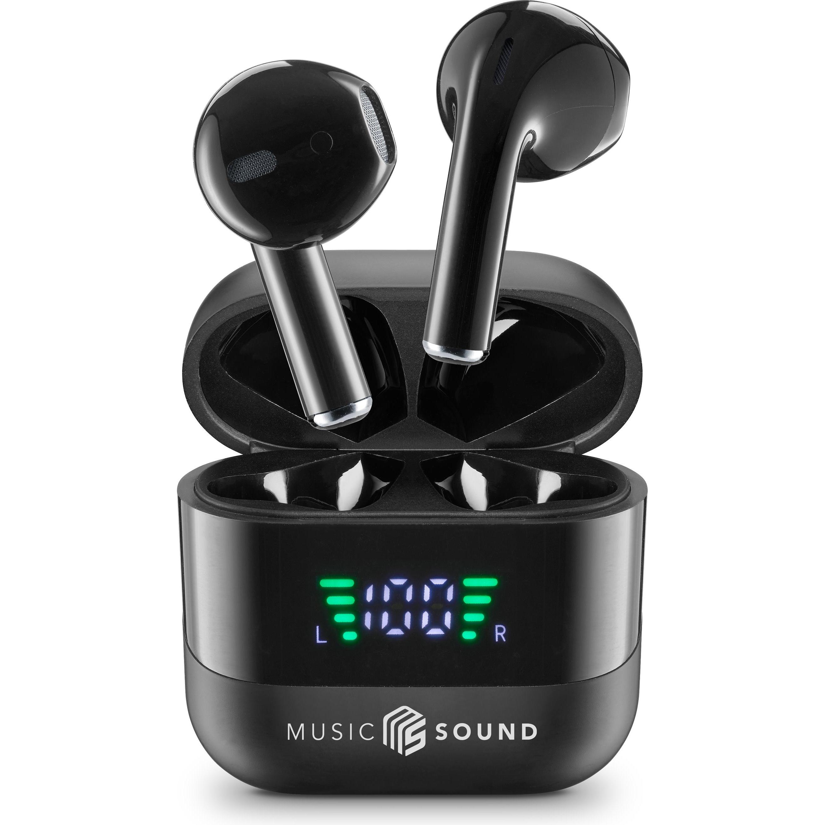 Music Sound Btmstwssparkk (30 h, Kabellos), Kopfhörer, Schwarz