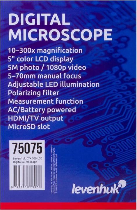 Actual product image Levenhuk DTX 700 LCD digital microscope