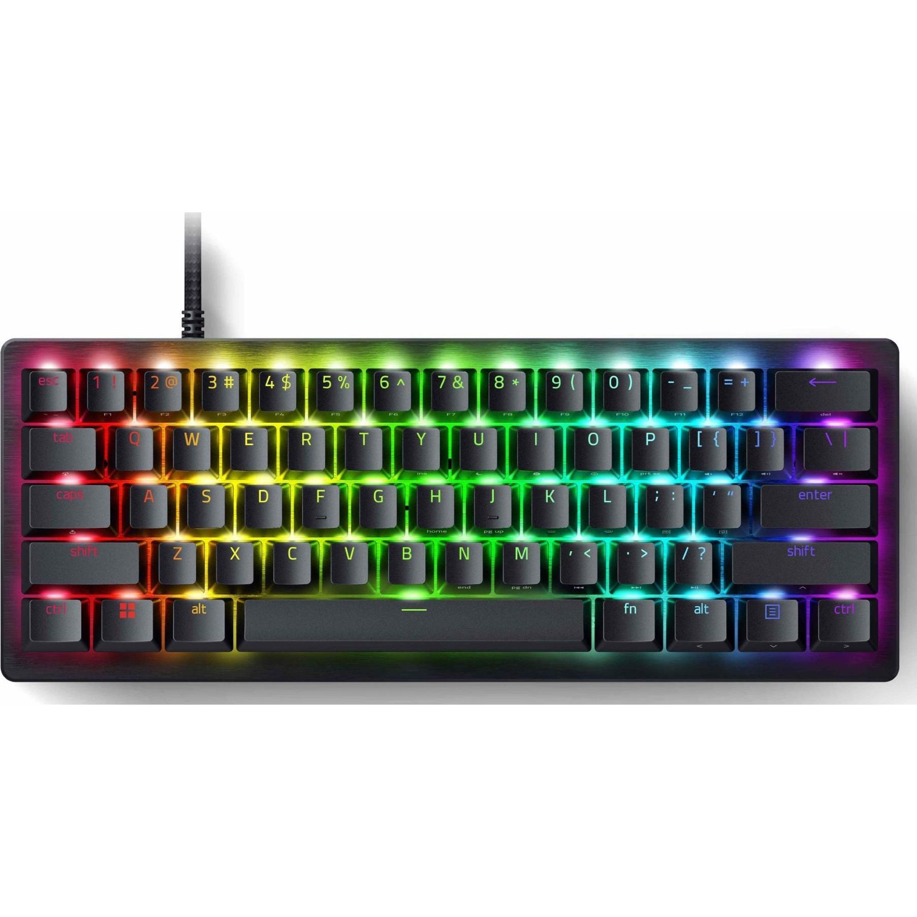 Razer Huntsman V3 Pro Mini (Deutschland, Kabelgebunden), Tastatur, Schwarz