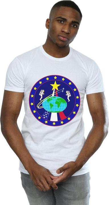 Immagine prodotto Nasa Classic Globe Astronauts Maglietta Uomo (3XL)