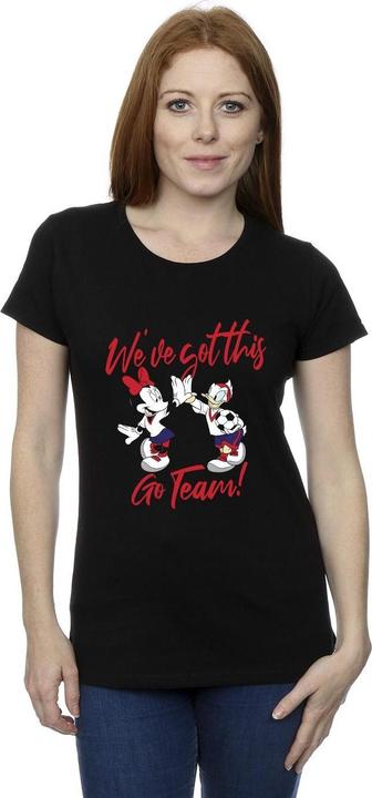 Actual product image Disney Womens/Ladies Minnie Daisy We've Got This Cotton T-Shirt (XL)