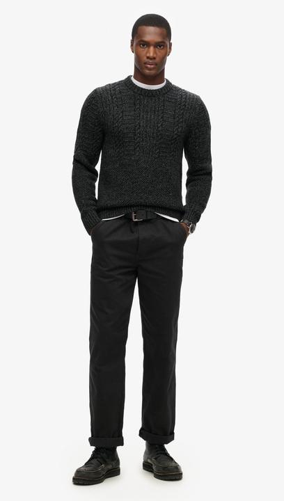 Produktbild Superdry Jacob Pullover mit Zopfmuster (L)