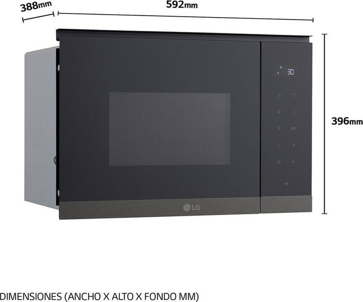 Actual product image Teka Lg Mikroovn Indbygning (25 l)