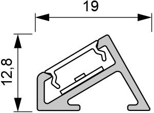 Produktbild L&S LED Anbauprofile Derby II ohne Lichtblende