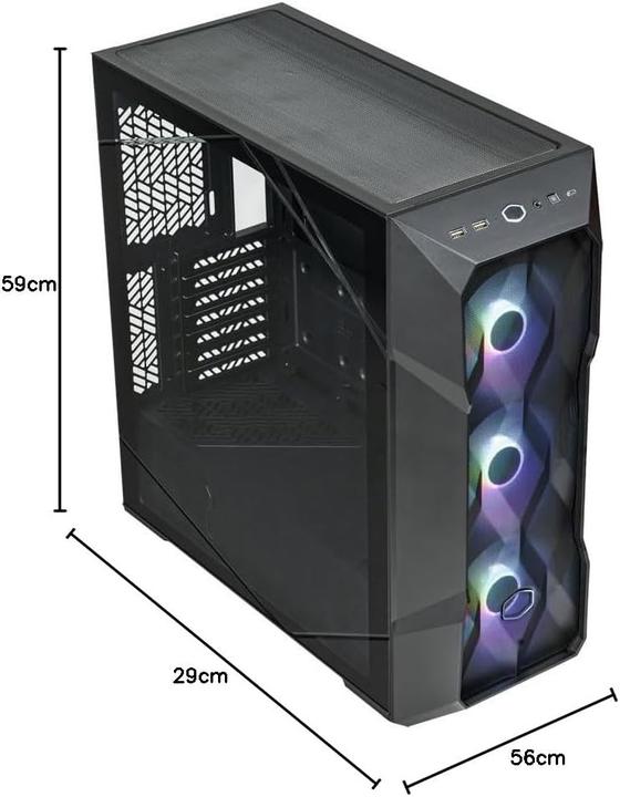 Produktbild Cooler Master MasterBox TD500 Mesh V2 (ATX, mATX, Mini-ITX, SSI CEB)