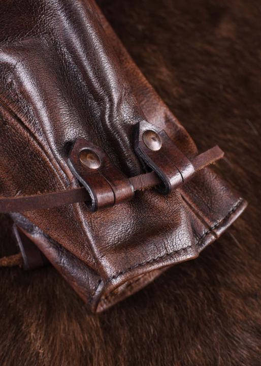 Produktbild Battle Merchant Grosser Lederbeutel Braun