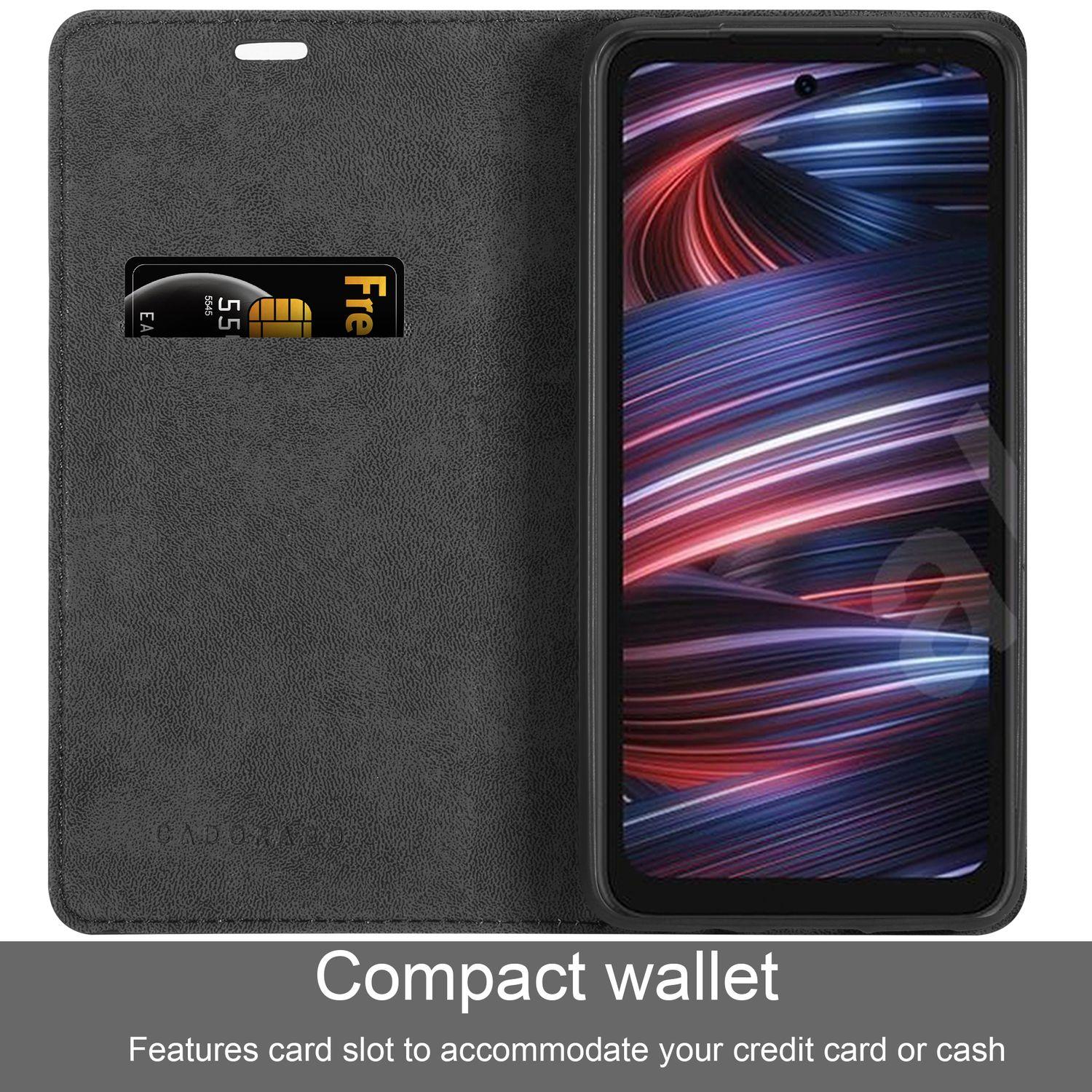 Thumbnail - Cadorabo Invisible Book Hülle für Umidigi Bison GT2 4G / 5G / GT2 PRO mit Magnet (Umidigi Bison), Smartphone Hülle, Schw...