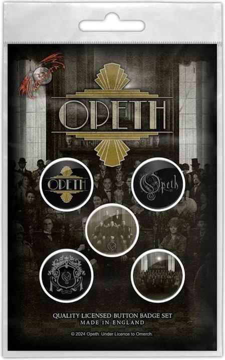 Actual product image Opeth The Last Will And Testament Badge (Pack of 5)