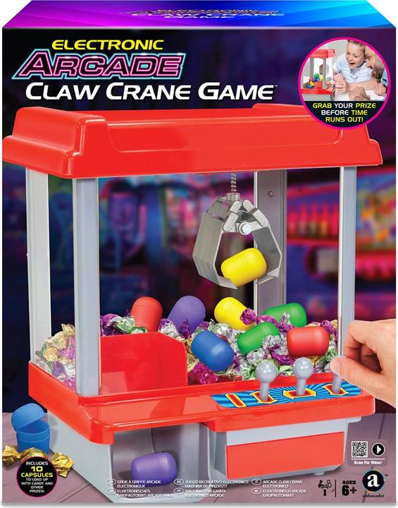 Image du produit Merchant Ambassador Electronic Arcade Claw Crane (with Prize Capsules)