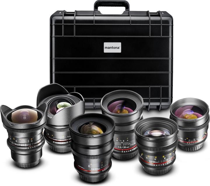 Immagine prodotto Walimex Video Fisheye Portrait Set 6x Canon EF (Canon EF, Full frame)
