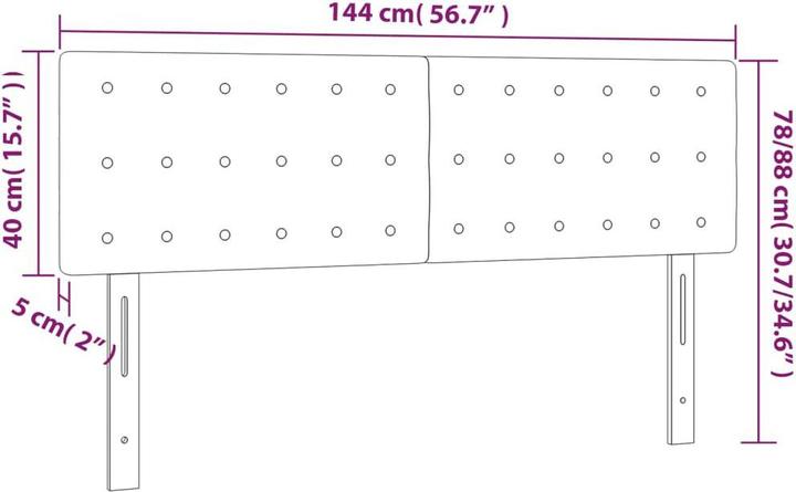 Immagine prodotto vidaXL Herold (144 x 5 x 88 cm)