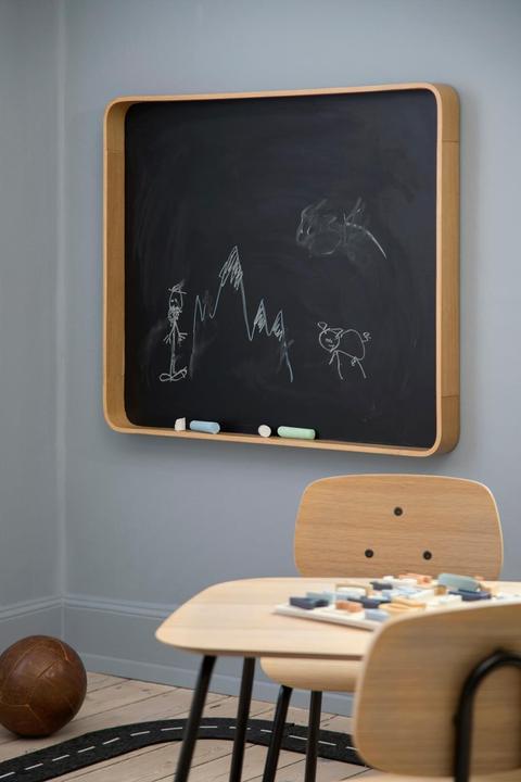 Produktbild Sebra Tafel Oakee mit Eicherahmen (75 x 75 cm)