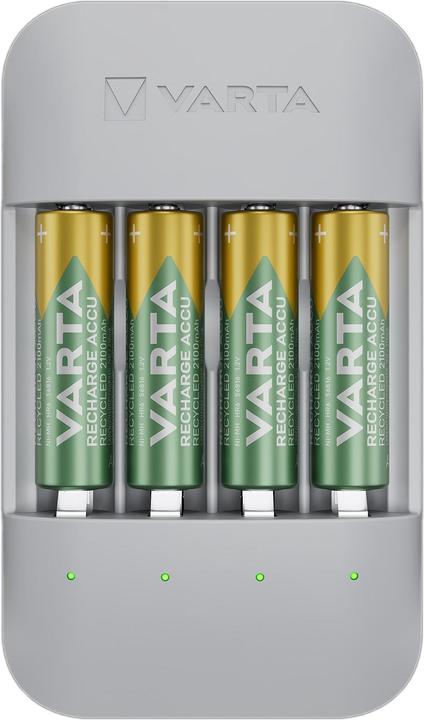 Produktbild Varta Ladegerät Akku (1 Stk., AA, 2100 mAh, Ladegerät inkl. Akku)