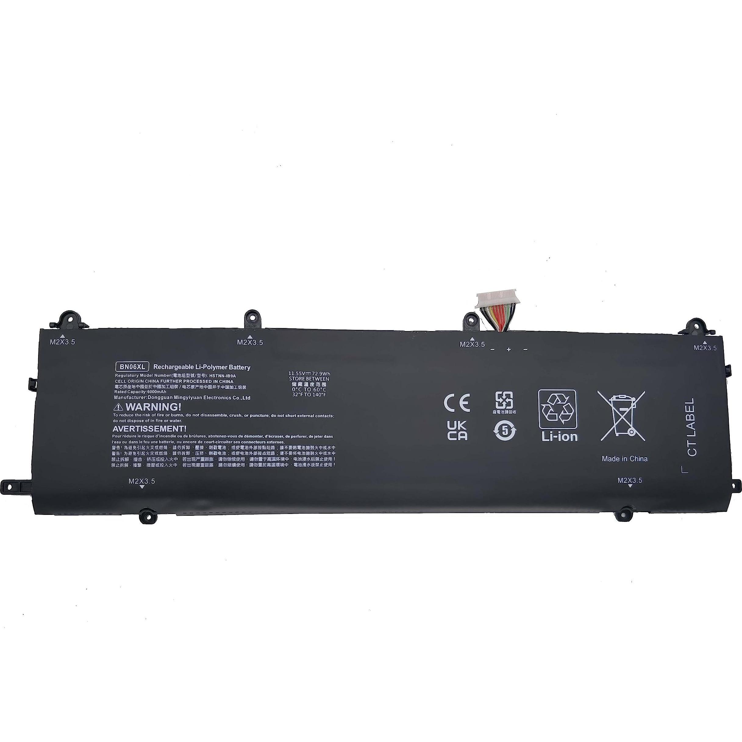 HP Battery 6 Cell 72Wh 3.16Ah (6 Zellen), Notebook Akku