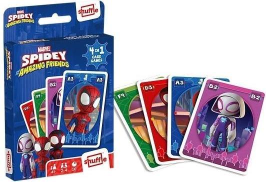 Produktbild ASS Altenburg Disney Marvel Spidey & Friends - Quartett 4 in 1 (DE-Ausgabe) (Englisch)