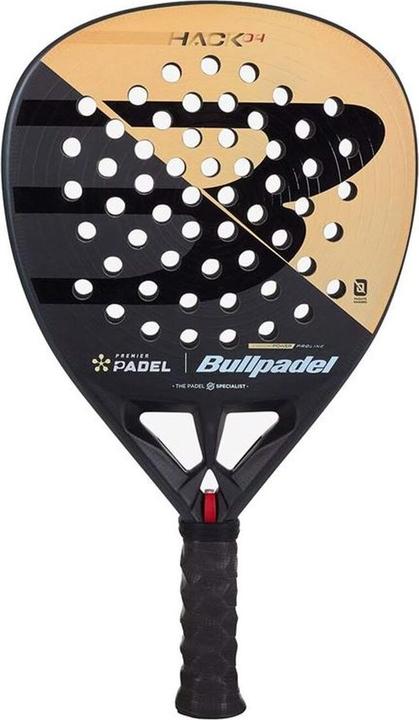 Bullpadel Paddelschläger Hack 04 Premier Schwarz