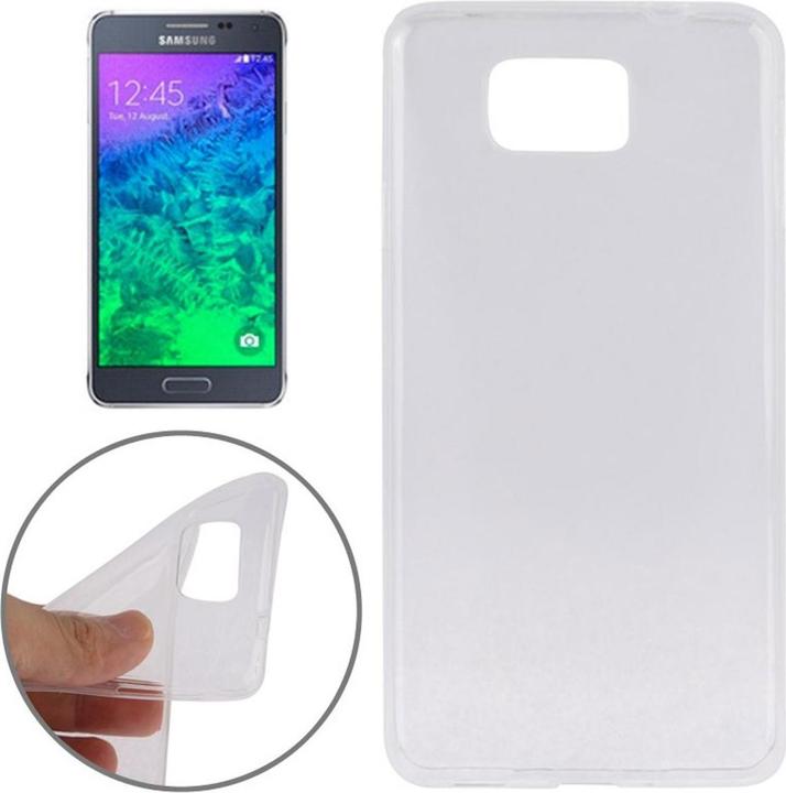 Produktbild König Design Handyhülle für Samsung Galaxy Alpha Schutzcase Backcover Bumper Etui Transparent (Samsung Galaxy Alpha)