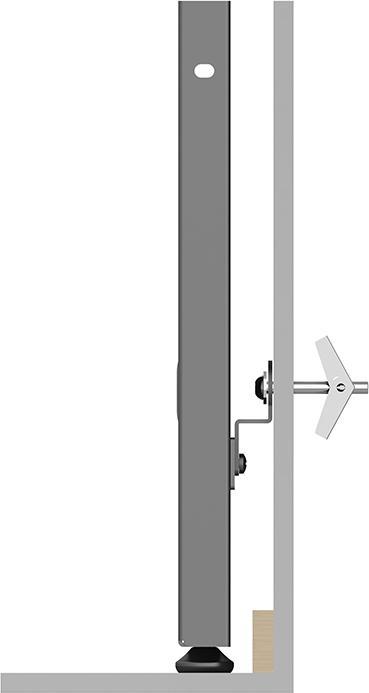 Image du produit Multibrackets 2 pieds de support, pour système modulaire Pro, acier