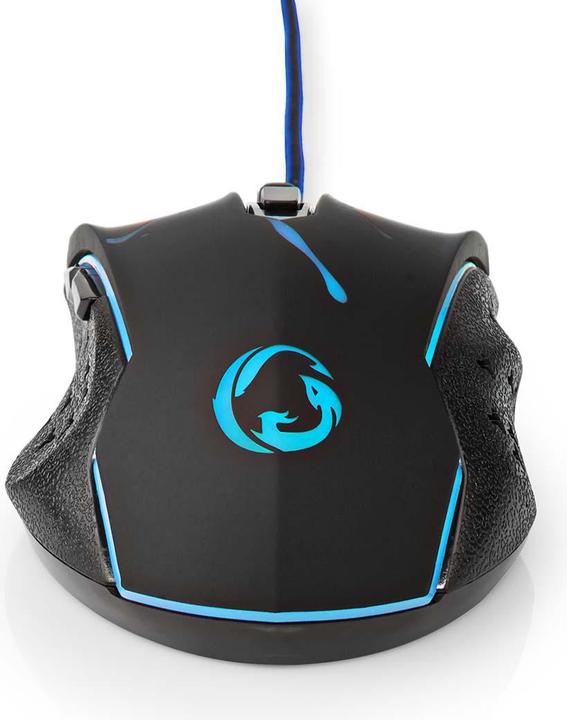 Actual product image Nedis Gaming Mouse | Wired | 1200 / 1800 / 2400 / 3600 dpi | Adjustable DPI | Number of buttons: 6 (Cable)