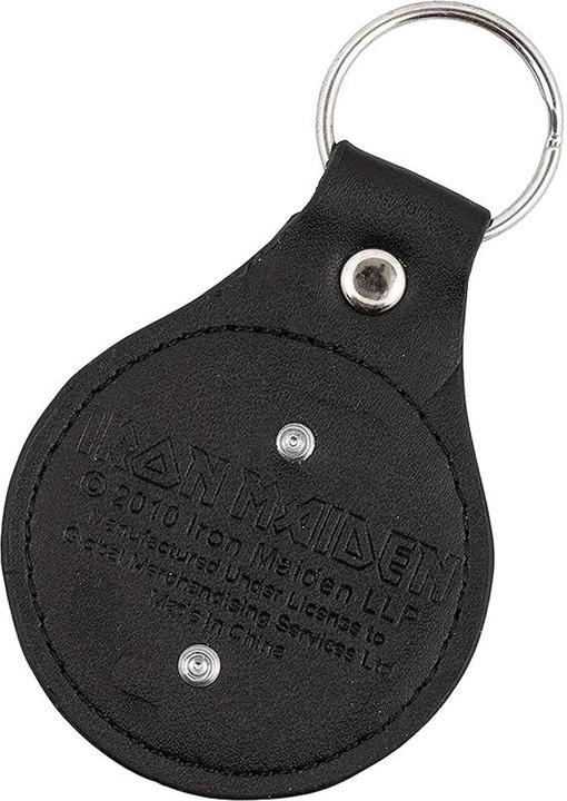 Actual product image Iron Maiden Final Frontier Icon Leather Keyring