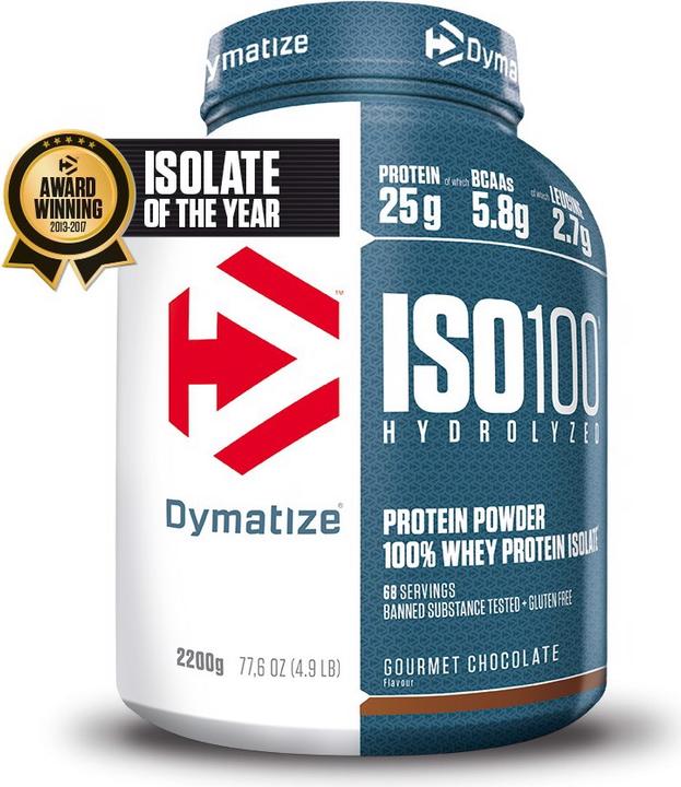 Produktbild Dymatize Iso 100 (Gourmet Chocolate, 1 Stk., 2200 g)
