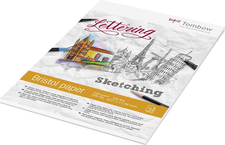 Actual product image Tombow Drawing pad Bristol (A4, Plain, Hardcover)