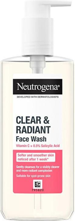 Neutrogena Clear & Radiant Face Wash (Cleansing gel, 200 ml)