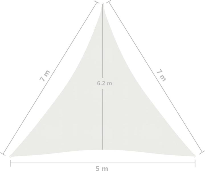 Produktbild vidaXL Sonnensegel (500 x 700 cm)