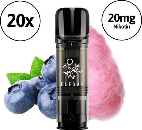 Blueberry Cloudd, Zuckerwatte, Blaubeere, Heidelbeere