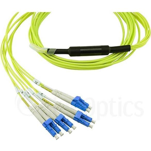 Thumbnail - BlueOptics Alcatel-Nokia 3HE13897AA-5 kompatibles MPO-4xLC Singlemode Patchkabel 5 Meter (S/UTP, CAT7a, 5 m), Netzwerkka...