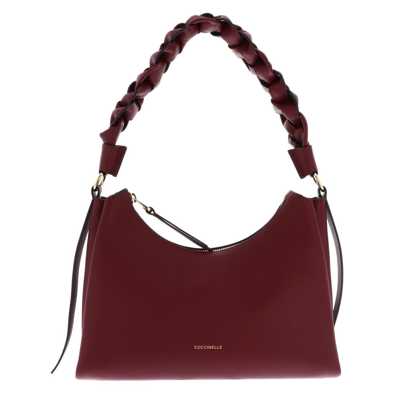 Coccinelle, Damen, Handtasche, Boheme Grana Double Shoulder Bag, Pink