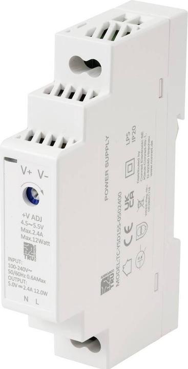 Actual product image Tru Components TC-13713360 Hutschienen-Netzteil (DIN-Rail) Verbrauch (StandBy) 0