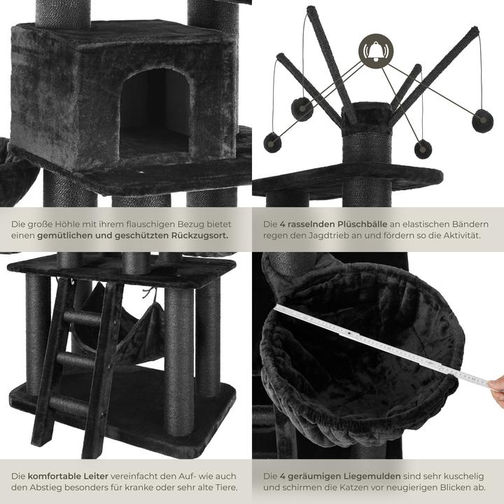 Produktbild tectake Gismo (195 cm, Black)