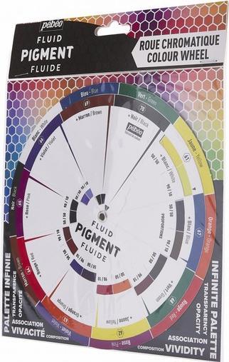 Actual product image Pebeo Fluid Pigment Colour Wheel