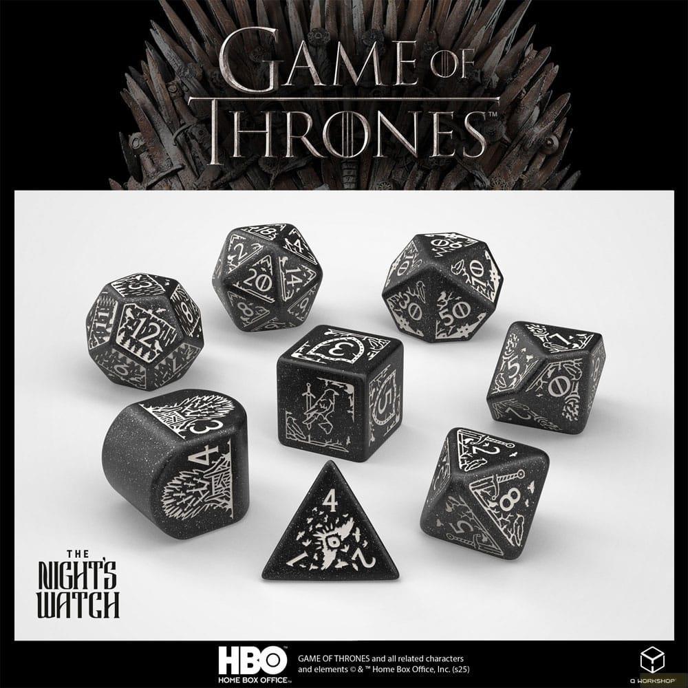 Q Workshop Game of Thrones. Night's Watch Dice Set.