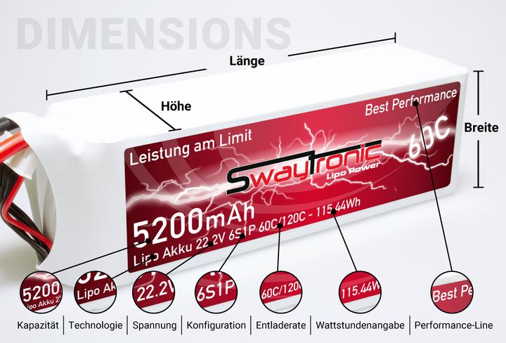 Produktbild Swaytronic Sway-FPV (14.80 V, 850 mAh)