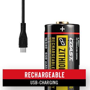 Produktbild Coast XP6R wiederaufladbare Taschenlampe 400 Lumen (9 cm, 400 lm)