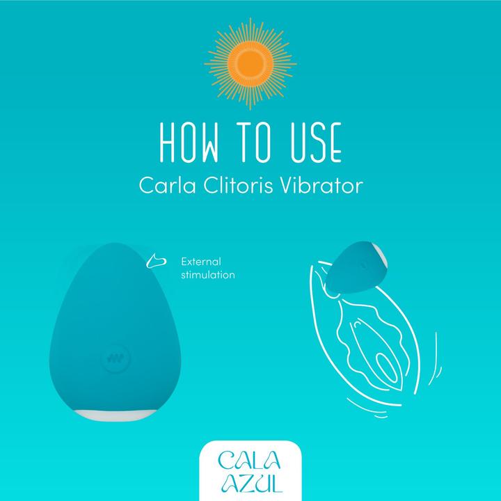 Produktbild Cala Azul San Antonio Vibrating Egg - Azul