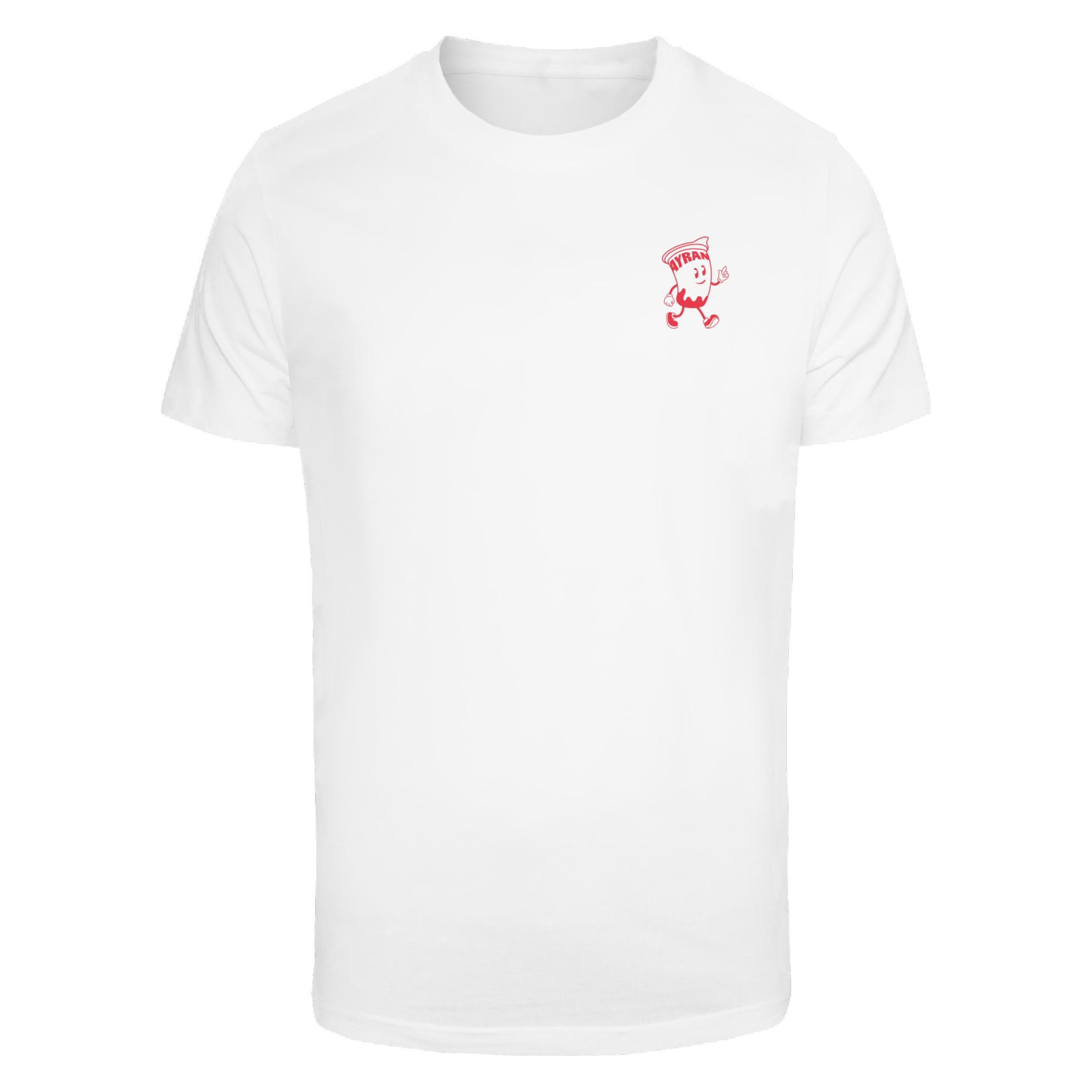Mister Tee, Herren, Shirts, Ayran The Streets T-Shirt - 134773, Weiss, (Xxl)